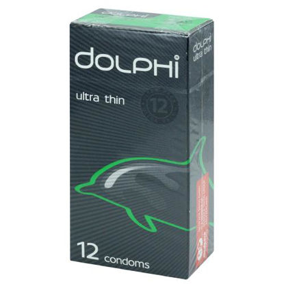 Фото Презервативы латексные в силиконовой смазке Долфи (Dolphi) сверхтонкие №12